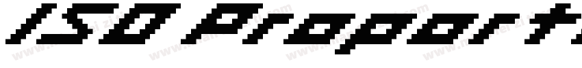 ISO Proportional字体转换